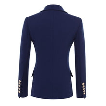 Load image into Gallery viewer, PENELOPE DOUBLE-BREASTED BLAZER IN BLUE - Abundance Boutique
