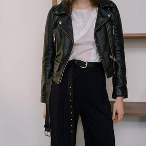 Sleek Black Crop Style Jacket - Abundance Boutique