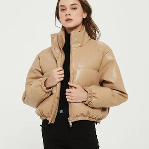 Imogen Faux Leather Jacket - Abundance Boutique