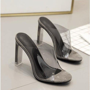 Transparent High Heel Sandals - Abundance Boutique