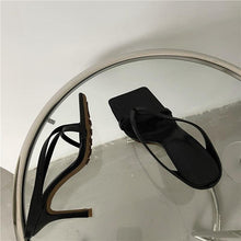 Cargar imagen en el visor de la galería, Square Toe High Heel Sandals - Abundance Boutique
