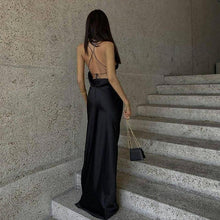 Load image into Gallery viewer, Open Back High Split Maxi Dress - Abundance Boutique
