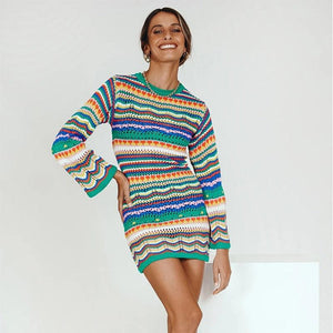 Norah Knitted Sweater Dress - Abundance Boutique