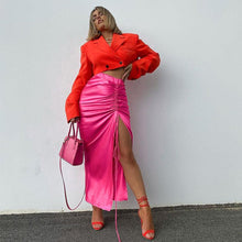 Load image into Gallery viewer, Marcella Satin Skirt - Abundance Boutique
