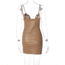 Cargar imagen en el visor de la galería, Jamey Faux Leather Dress - Abundance Boutique
