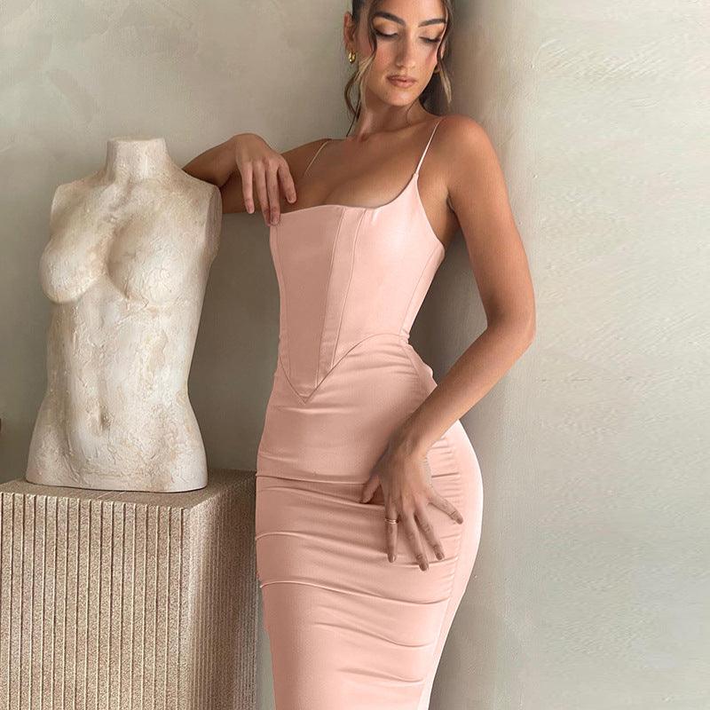 Nora Satin Dress - Abundance Boutique
