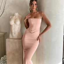 Load image into Gallery viewer, Nora Satin Dress - Abundance Boutique
