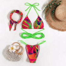 Cargar imagen en el visor de la galería, Dalena Three Piece Bikini Set - Abundance Boutique
