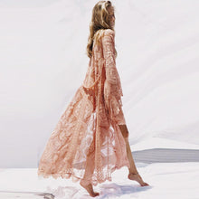 Cargar imagen en el visor de la galería, Manta Ray Kimono in Pink - Abundance Boutique
